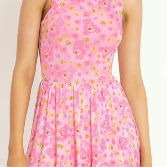 Blackmilk Pink Lotsa Love Care Bears Dress size XL - Picture 9 of 10
